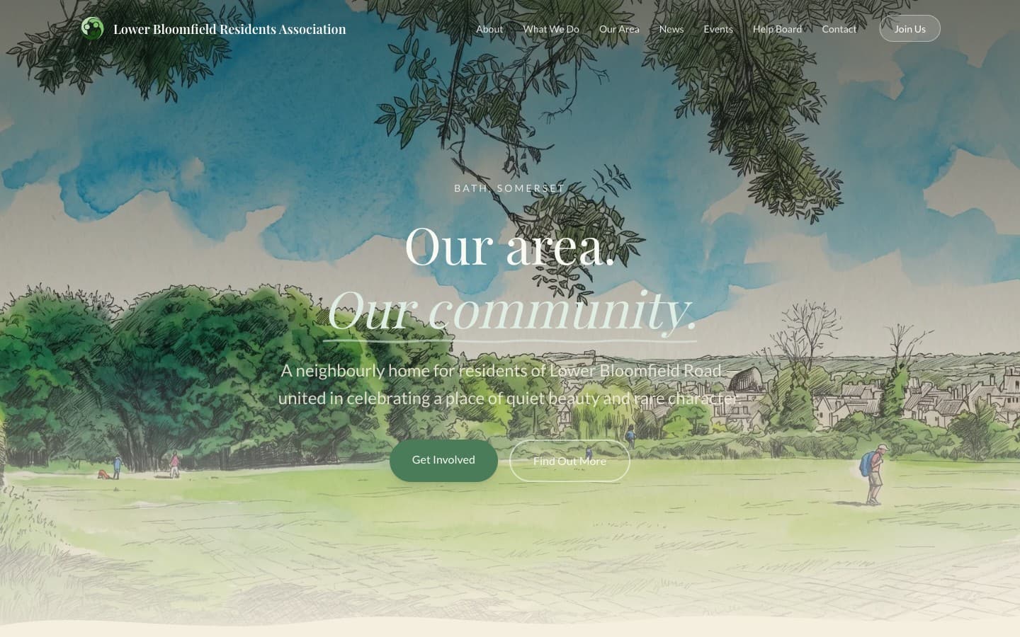 Lower Bloomfield Residents Association — Community Association website designed and built by Glow Up Digital