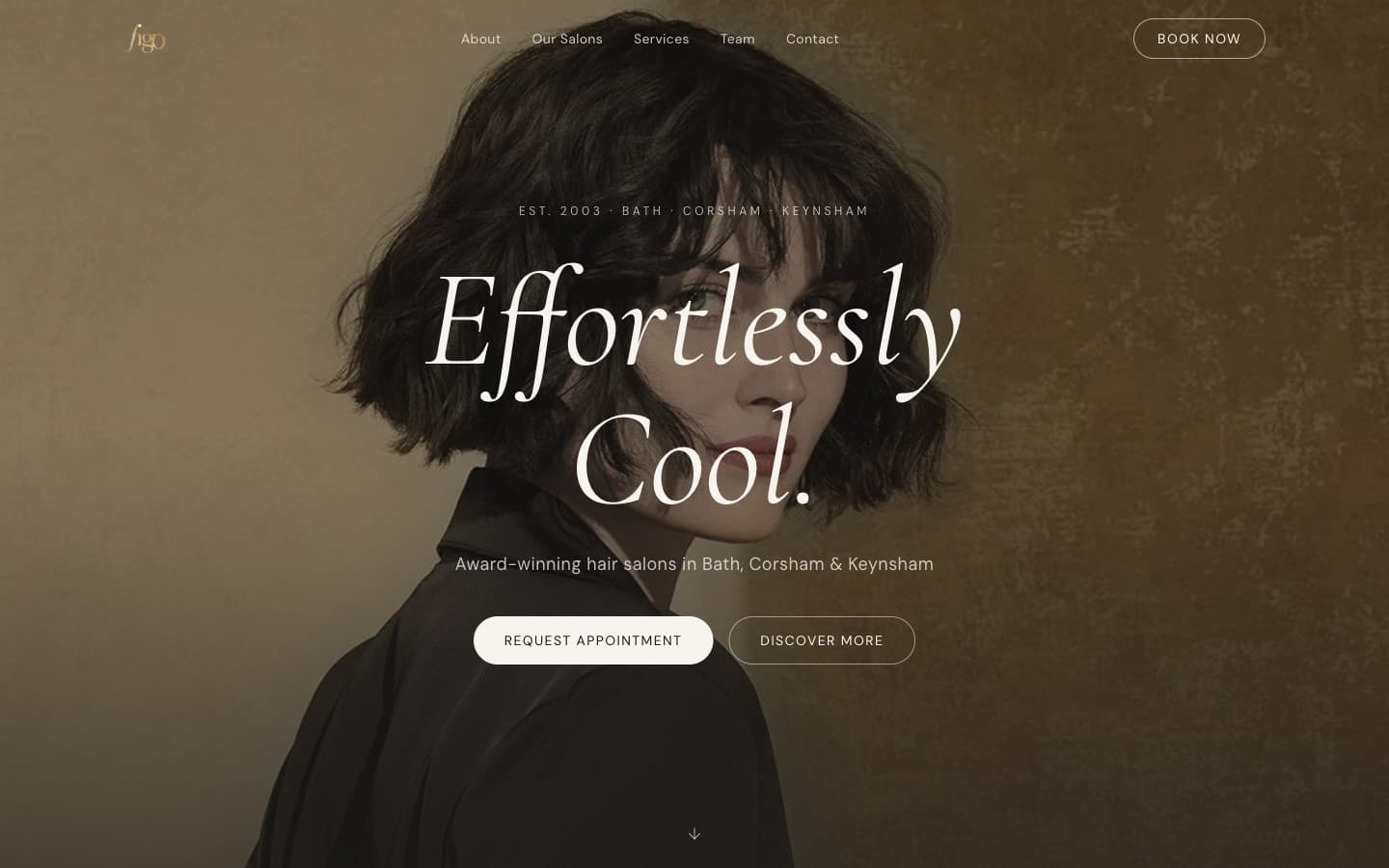 Figo Hair — Hair & Beauty website designed and built by Glow Up Digital